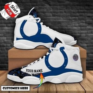Indianapolis Colts Air Jordan 13 Custom Sneaker: Perfect Fan Gift