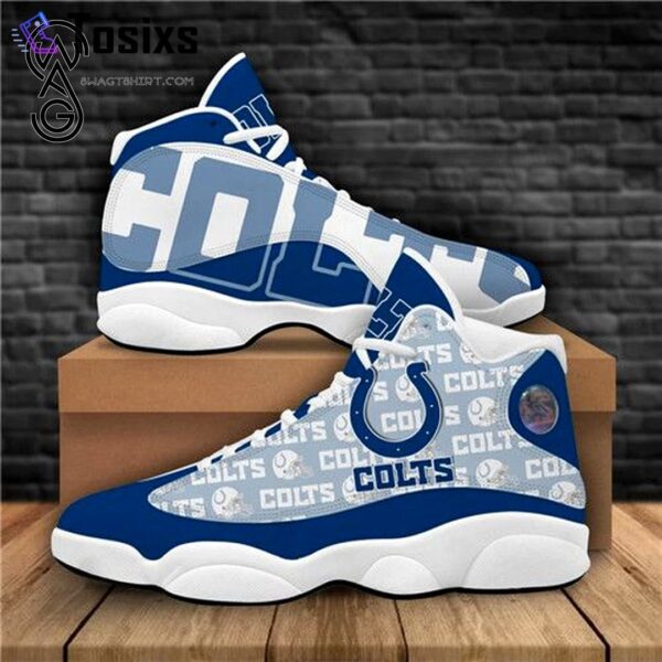 Indianapolis Colts Air Jordan 13 Custom Sneaker – Perfect Gift for Fans