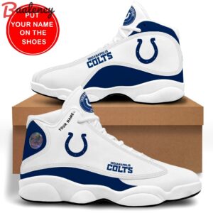 Indianapolis Colts Air Jordan 13 Custom Sneaker - Perfect Gift for Fans