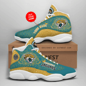 Jacksonville Jaguars Air Jordan 13 Custom Sneaker: Perfect Fan Gift