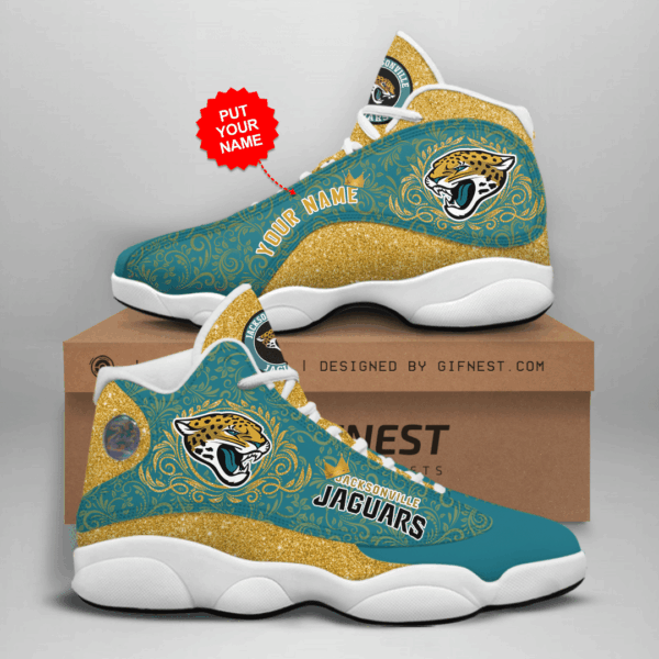 Jacksonville Jaguars Air Jordan 13 Custom Sneaker: Perfect Fan Gift