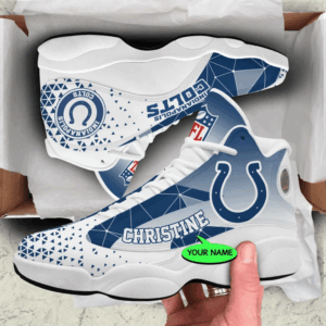 Exclusive Indianapolis Colts Air Jordan 13 Custom Sneaker – Perfect Gift for Fans!