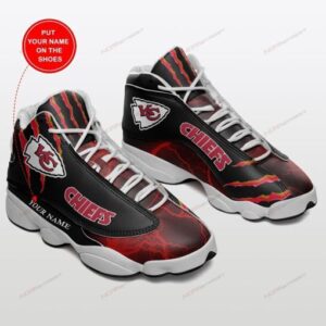 Exclusive Kansas City Chiefs Air Jordan 13 Custom Sneaker – Perfect Fan Gift!