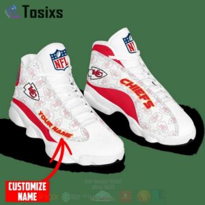 Limited Edition Kansas City Chiefs Air Jordan 13 Sneaker Custom - Perfect Gift for Fans
