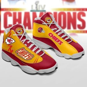 Custom Kansas City Chiefs Air Jordan 13 Sneaker: Perfect Gift for Fans