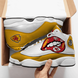 Kansas City Chiefs Red Lips Air Jordan 13 Sneaker Custom – Perfect Gift for Fans