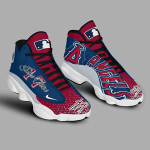 Los Angeles Angels Air Jordan 13 Custom Sneakers – Unisex Gift for Fans