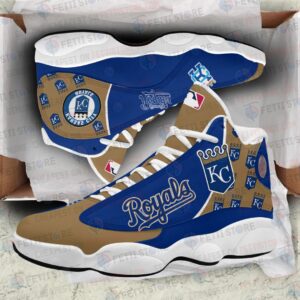 Kansas City Royals Air Jordan 13 Sneaker Custom - Unisex Fan Gift Shoes
