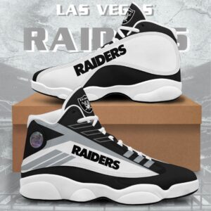 Las Vegas Raiders Air Jordan 13 Custom Sneaker - Perfect Gift for Fans