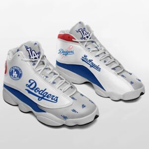 Los Angeles Dodgers Air Jordan 13 Custom Sneakers – Perfect Unisex Gift for Fans