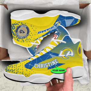 Los Angeles Rams Air Jordan 13 Sneaker Custom - Perfect Gift for Fans