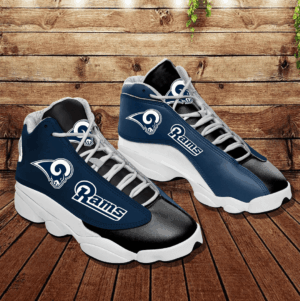 Los Angeles Rams Air Jordan 13 Custom Sneaker: Perfect Gift for Fans