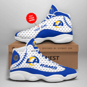 Los Angeles Rams Air Jordan 13 Custom Sneaker – Perfect Gift for Fans