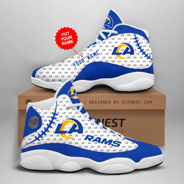 Los Angeles Rams Air Jordan 13 Custom Sneaker – Perfect Gift for Fans