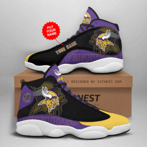 Minnesota Vikings Air Jordan 13 Sneaker Custom Perfect Fan Gift
