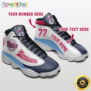 Minnesota Twins Air Jordan 13 Custom Sneakers – Unisex Fan Gift