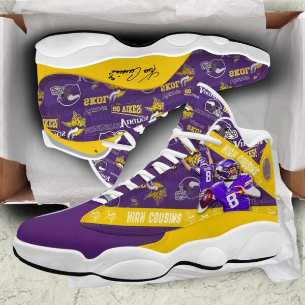 Minnesota Vikings Air Jordan 13 Custom Sneaker – Perfect Gift for Fans