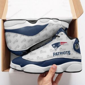 New England Patriots Air Jordan 13 Custom Sneakers - Perfect Gift for Fans