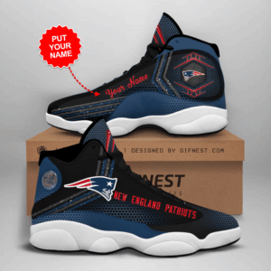 New England Patriots Air Jordan 13 Sneaker Custom Perfect Gift for Fans