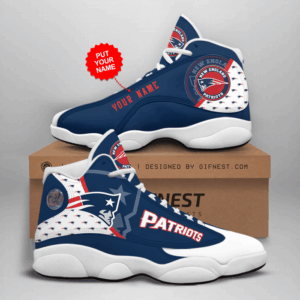 New England Patriots Air Jordan 13 Custom Sneaker – Perfect Gift for Fans