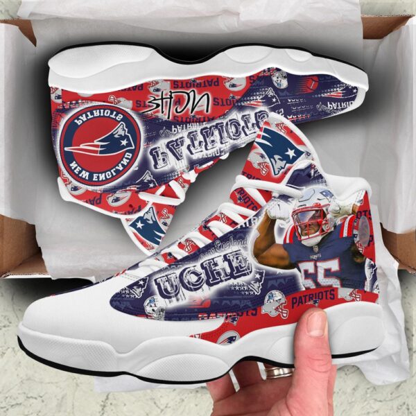 New England Patriots Air Jordan 13 Custom Sneakers – Perfect Gift for Fans
