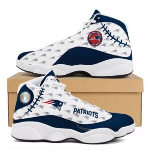 New England Patriots Air Jordan 13 Custom Sneaker - Perfect Fan Gift