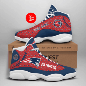 New England Patriots Air Jordan 13 Custom Sneaker – Perfect Gift for Fans
