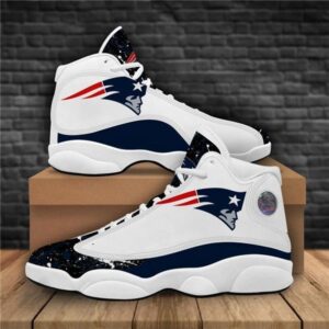 New England Patriots Air Jordan 13 Custom Sneaker - Perfect Gift for Fans