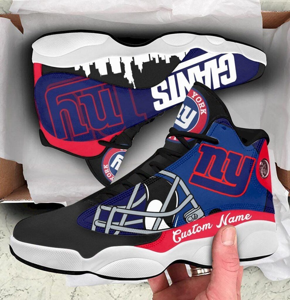 New York Giants Air Jordan 13 Custom Sneaker – Perfect Gift for Fans New York Giants Air Jordan 13 Custom Sneaker – Perfect Gift for Fans