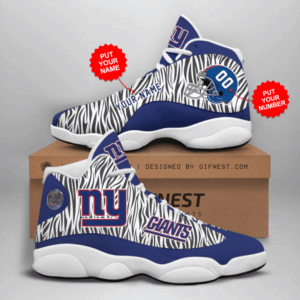 Custom New York Giants Air Jordan 13 Sneaker – Perfect Gift for Fans