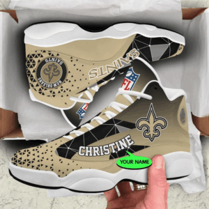 New Orleans Saints Air Jordan 13 Custom Sneaker: Perfect Gift for Fans