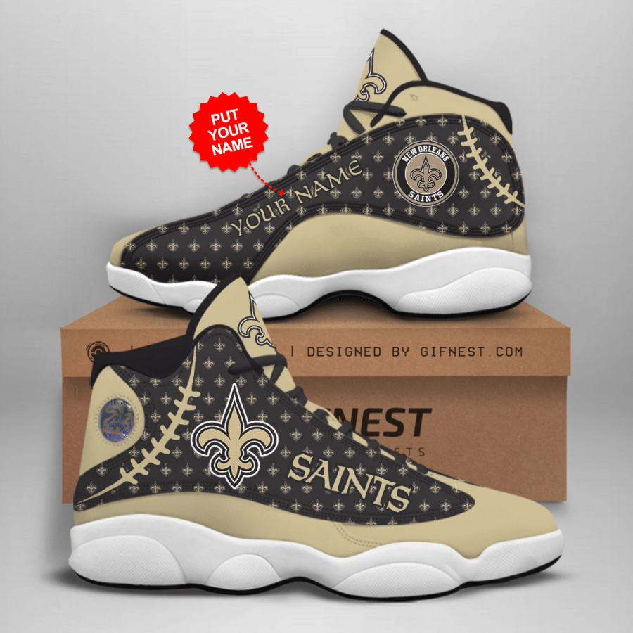 New Orleans Saints Air Jordan 13 Custom Sneaker – Perfect Gift for Fans! New Orleans Saints Air Jordan 13 Custom Sneaker – Perfect Gift for Fans!