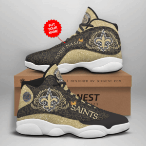 New Orleans Saints Air Jordan 13 Sneaker Custom – Perfect Fan Gift