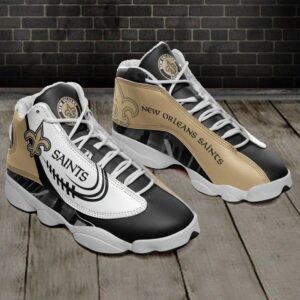 New Orleans Saints Air Jordan 13 Custom Sneaker - Perfect Gift for Fans