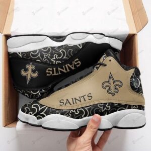 New Orleans Saints Air Jordan 13 Custom Sneakers - Perfect Gift for Fans