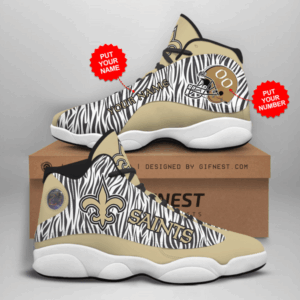 New Orleans Saints Air Jordan 13 Custom Sneaker – Perfect Gift for Fans