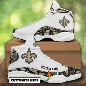 New Orleans Saints Air Jordan 13 Sneaker Custom – Perfect Gift for Fans