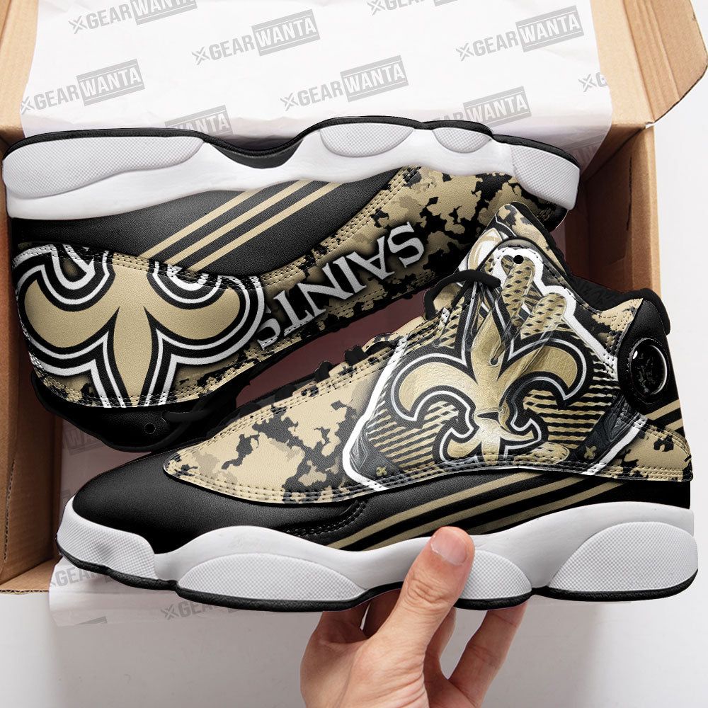 New Orleans Saints Air Jordan 13 Sneaker Custom – Perfect Gift for Fans! New Orleans Saints Air Jordan 13 Sneaker Custom – Perfect Gift for Fans!