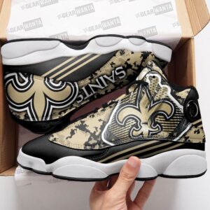 New Orleans Saints Air Jordan 13 Sneaker Custom – Perfect Gift for Fans!
