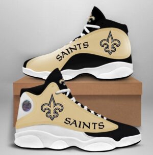 New Orleans Saints Air Jordan 13 Custom Sneaker – Perfect Gift for Fans