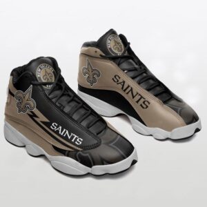 New Orleans Saints Air Jordan 13 Custom Sneaker - Perfect Gift for Fans