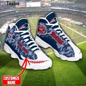 New England Patriots Air Jordan 13 Custom Sneaker – Perfect Gift for Fans