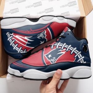 New England Patriots Air Jordan 13 Sneaker Custom - Perfect Gift for Fans
