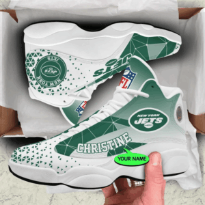 New York Jets Air Jordan 13 Custom Sneaker – Perfect Fan Gift