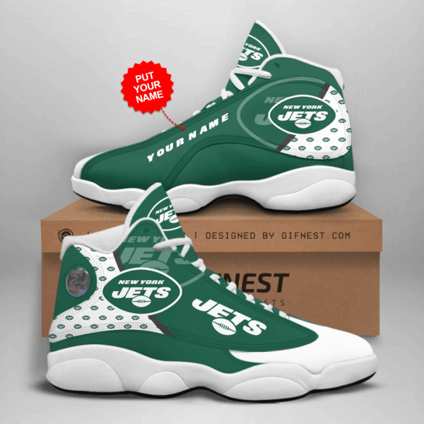 New York Jets Air Jordan 13 Sneaker Custom Perfect Fan Gift