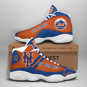 New York Mets Air Jordan 13 Custom Sneakers - Unisex Fan Gift