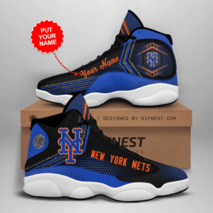New York Mets Air Jordan 13 Custom Sneakers – Unisex Fan Gift