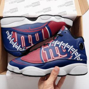 New York Giants Air Jordan 13 Sneaker Custom - Perfect Gift for Fans!