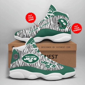 New York Jets Air Jordan 13 Custom Sneaker: Perfect Fan Gift