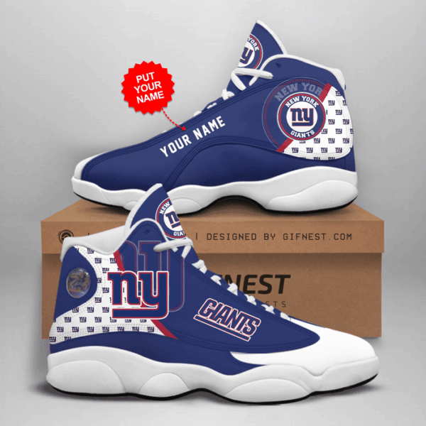 New York Giants Air Jordan 13 Custom Sneaker – Perfect Fan Gift